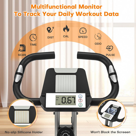 Vélo d'appartement pliable Wenoker XB8032 avec résistance magnétique