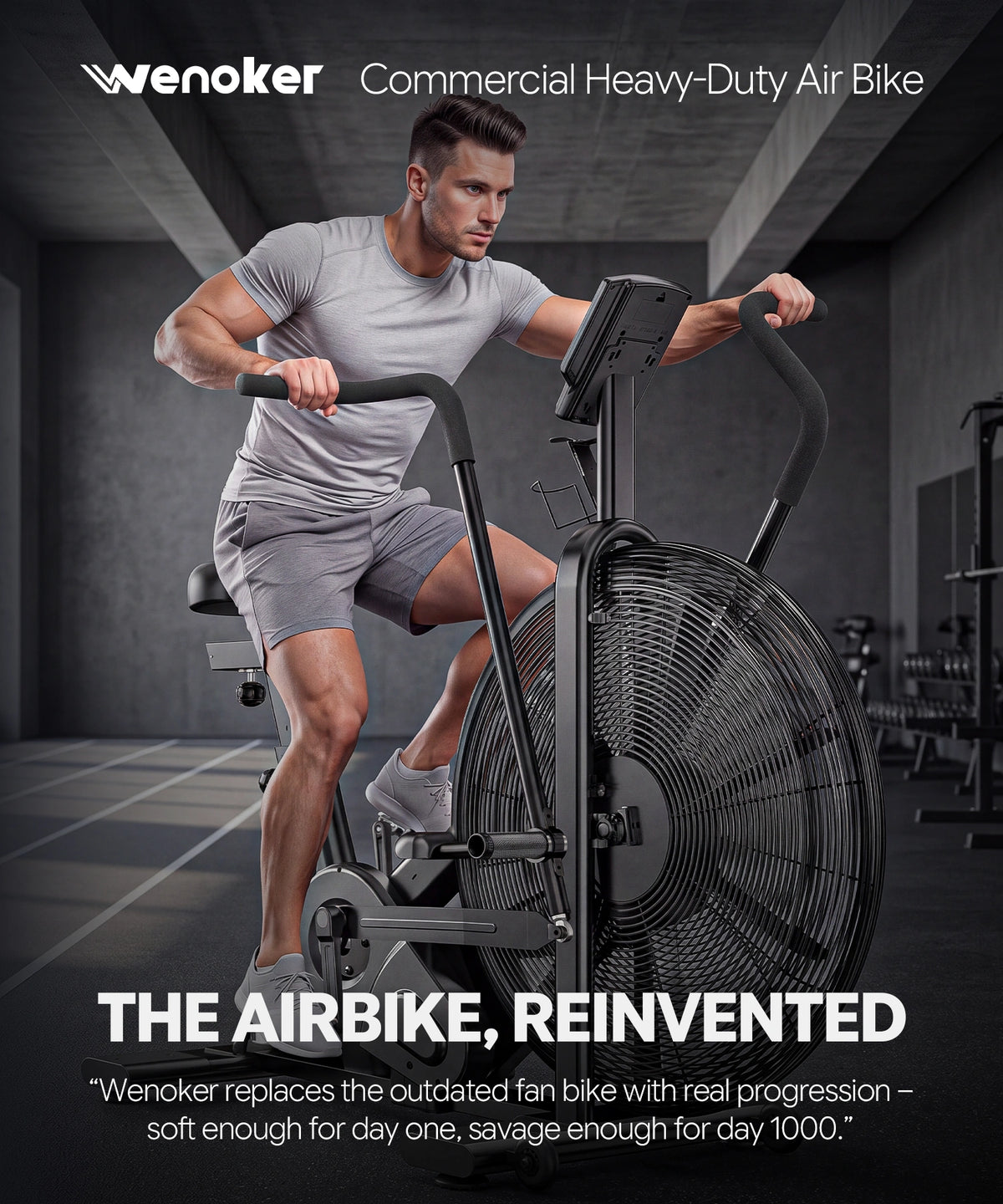 Wenoker Air Resistance Exercise Bike A30 (K22648)
