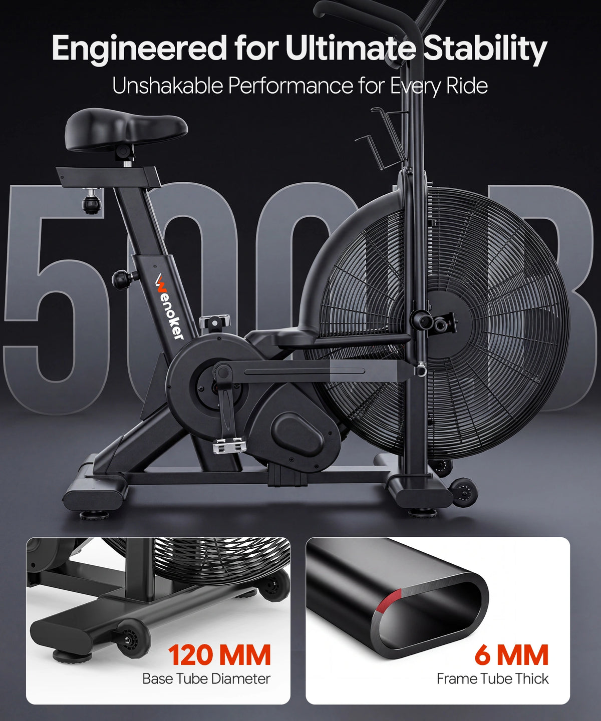 Wenoker Air Resistance Exercise Bike A30 (K22648)