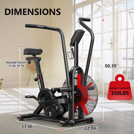 Wenoker K29650 Air Resistance Exercise Bike