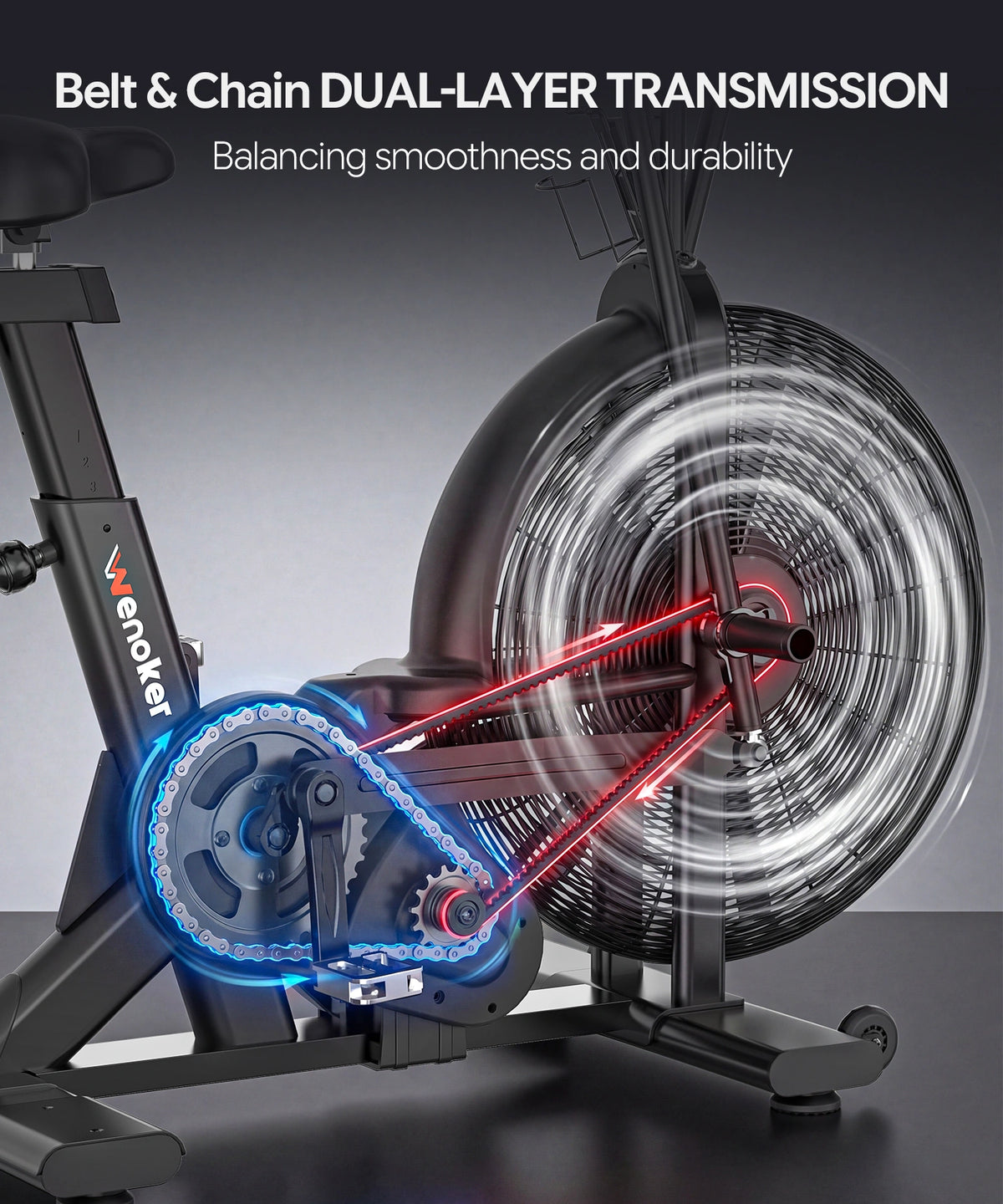 Wenoker Air Resistance Exercise Bike A30 (K22648)