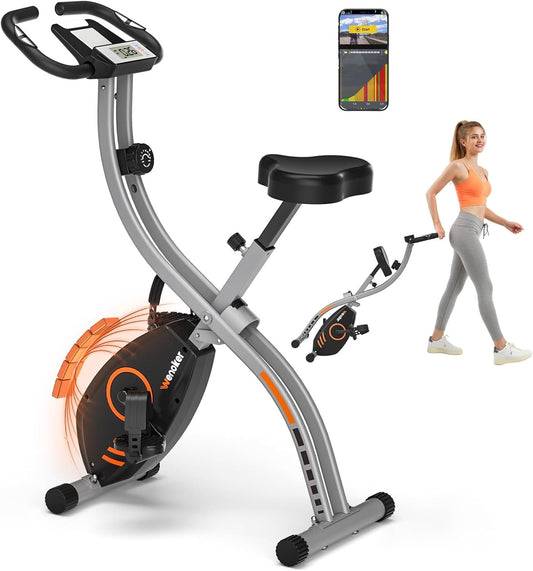 Wenoker XB8304 Exercise Bike Folding with Magnetic Resistance