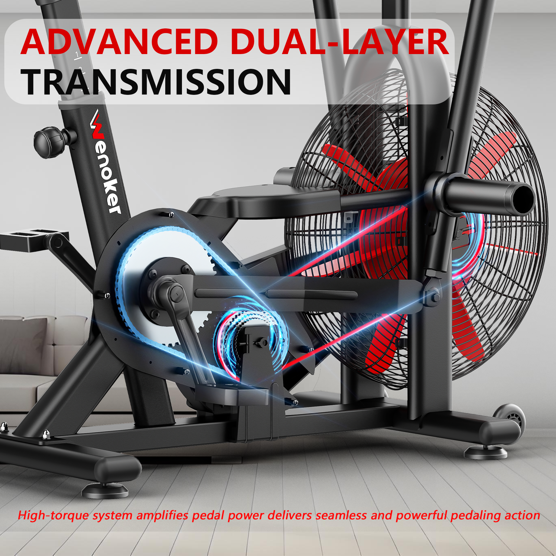 Wenoker Air Resistance Exercise Bike K29650