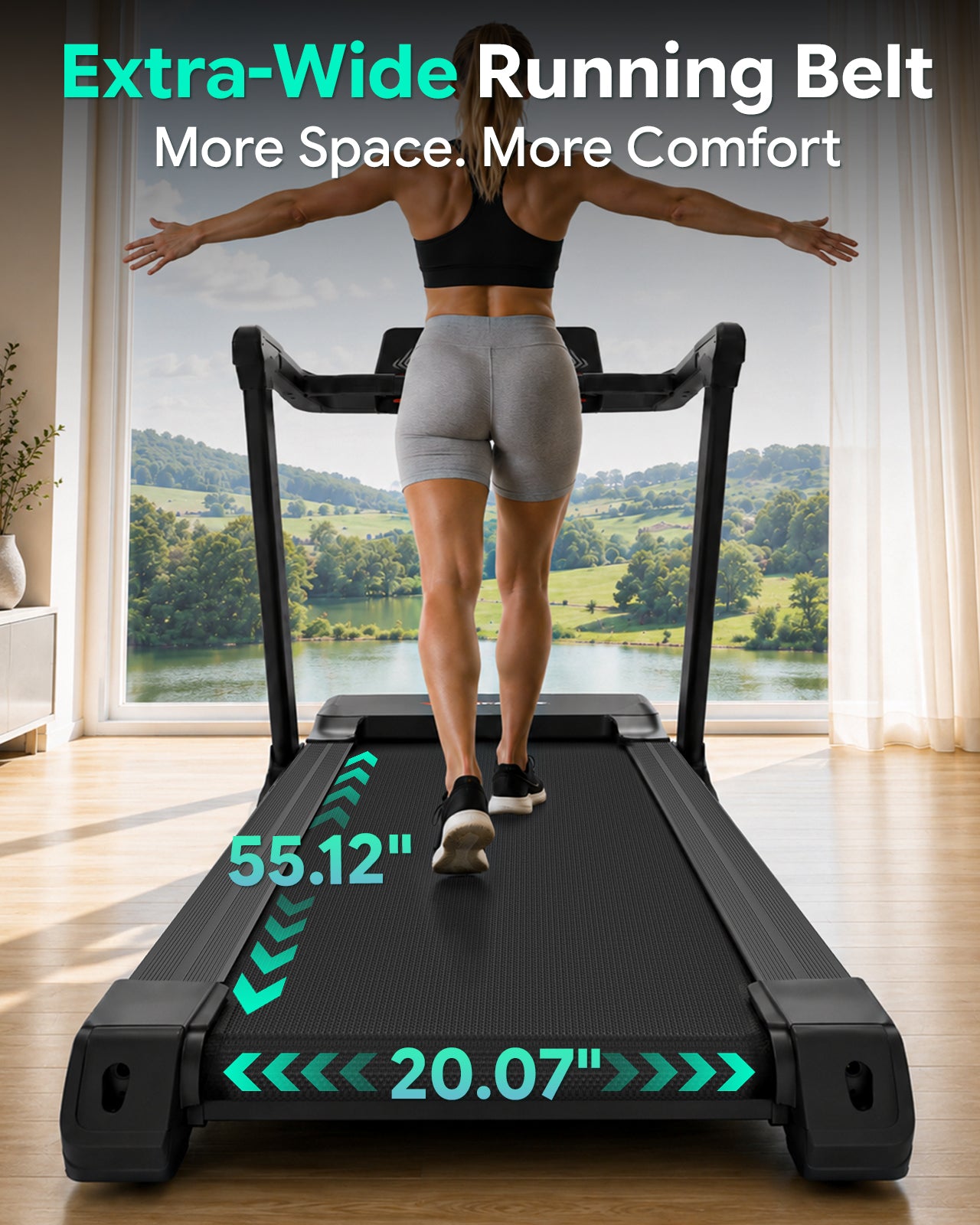 Wenoker Folding Treadmill with Incline X-T510M