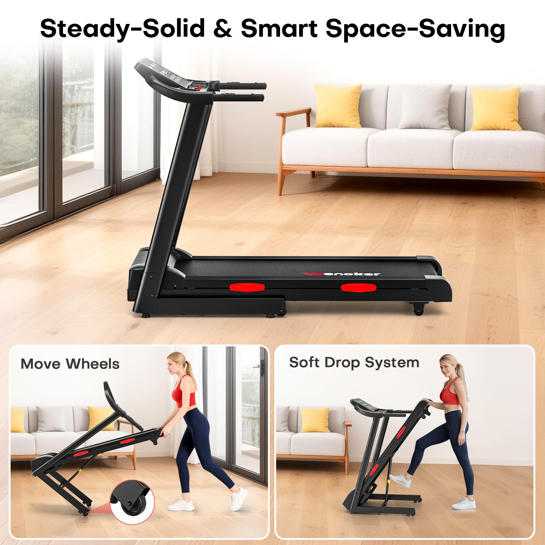 Wenoker Foldable Treadmill X-T421
