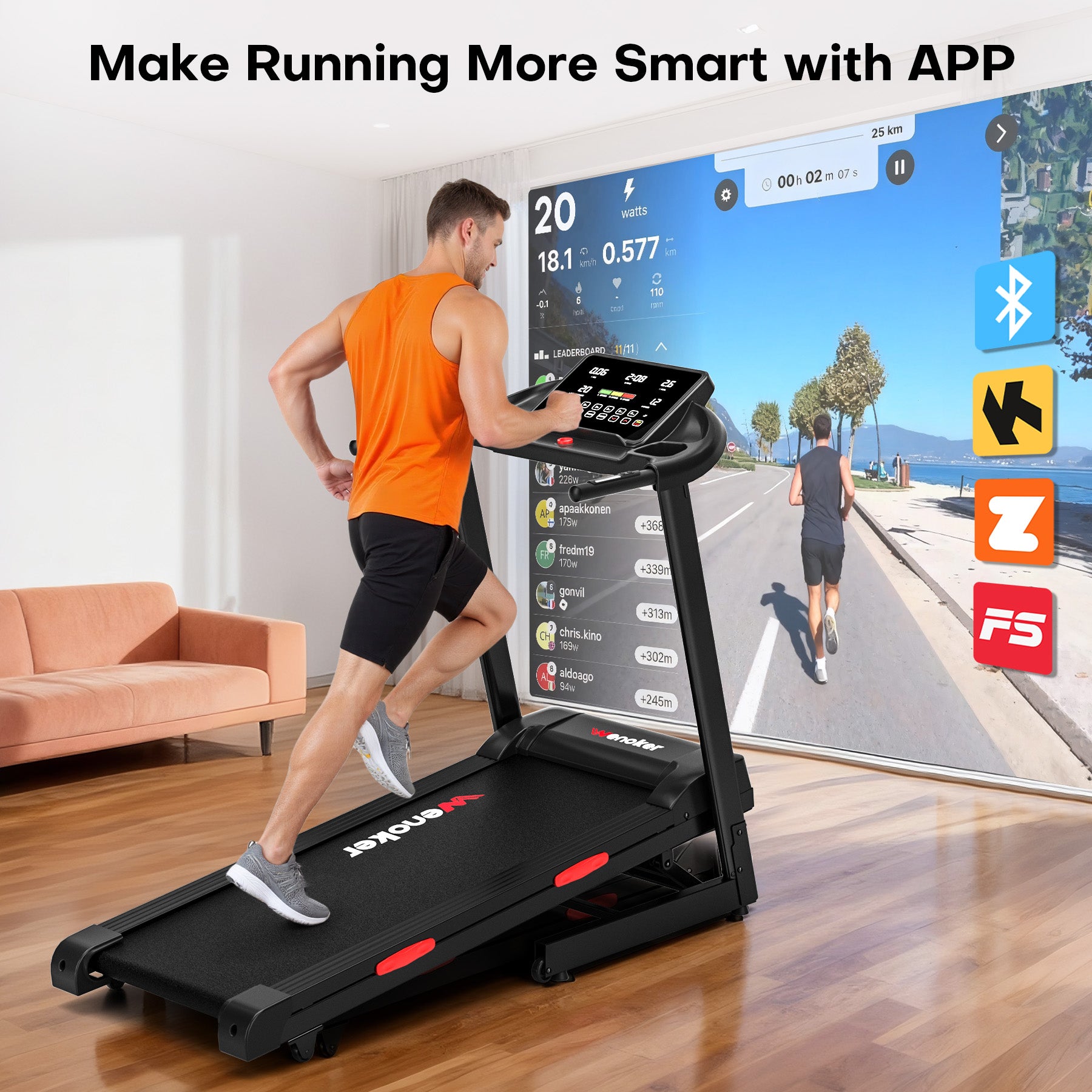 Wenoker Foldable Treadmill X-T421