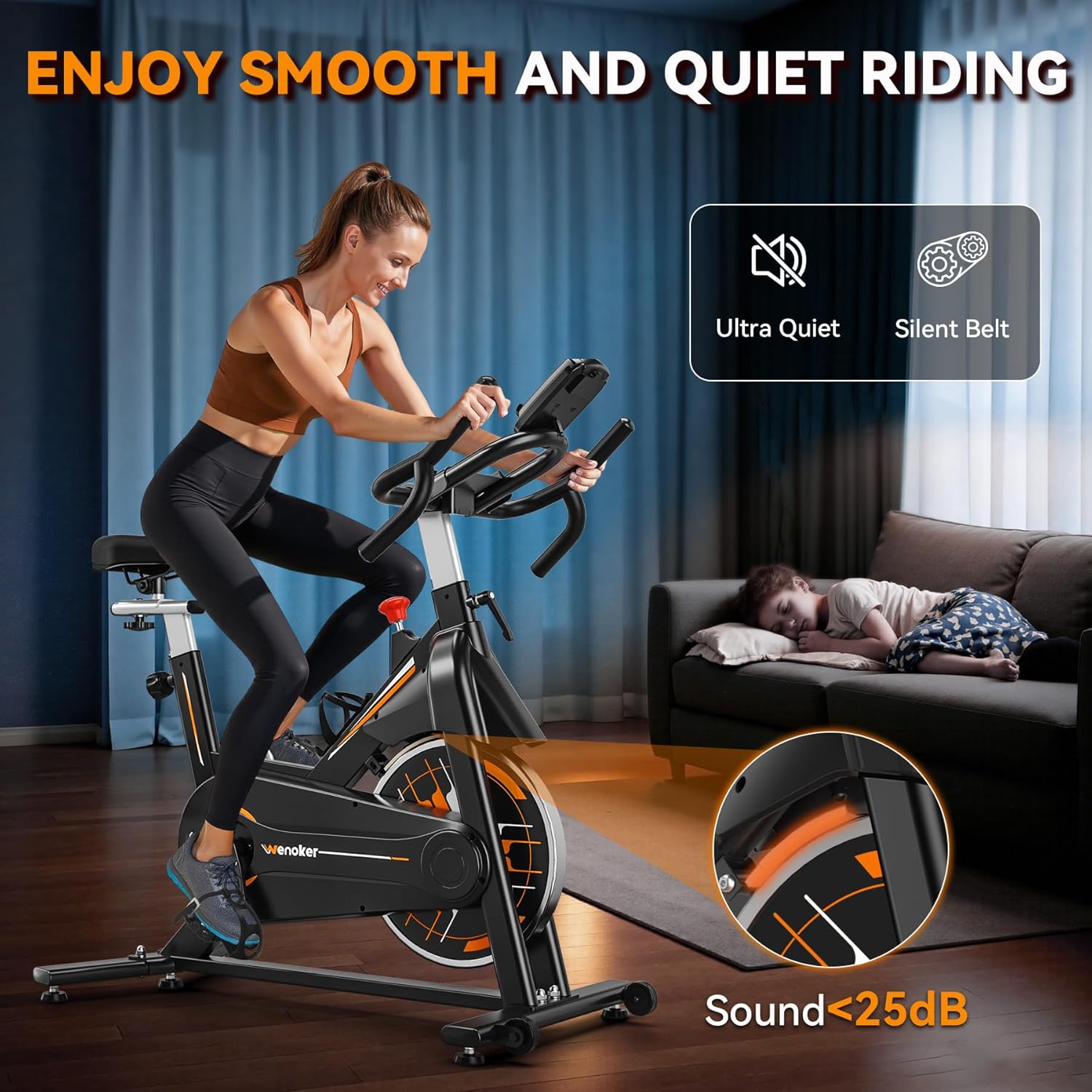 Wenoker JC305w Friction Resistance Exercise Bike