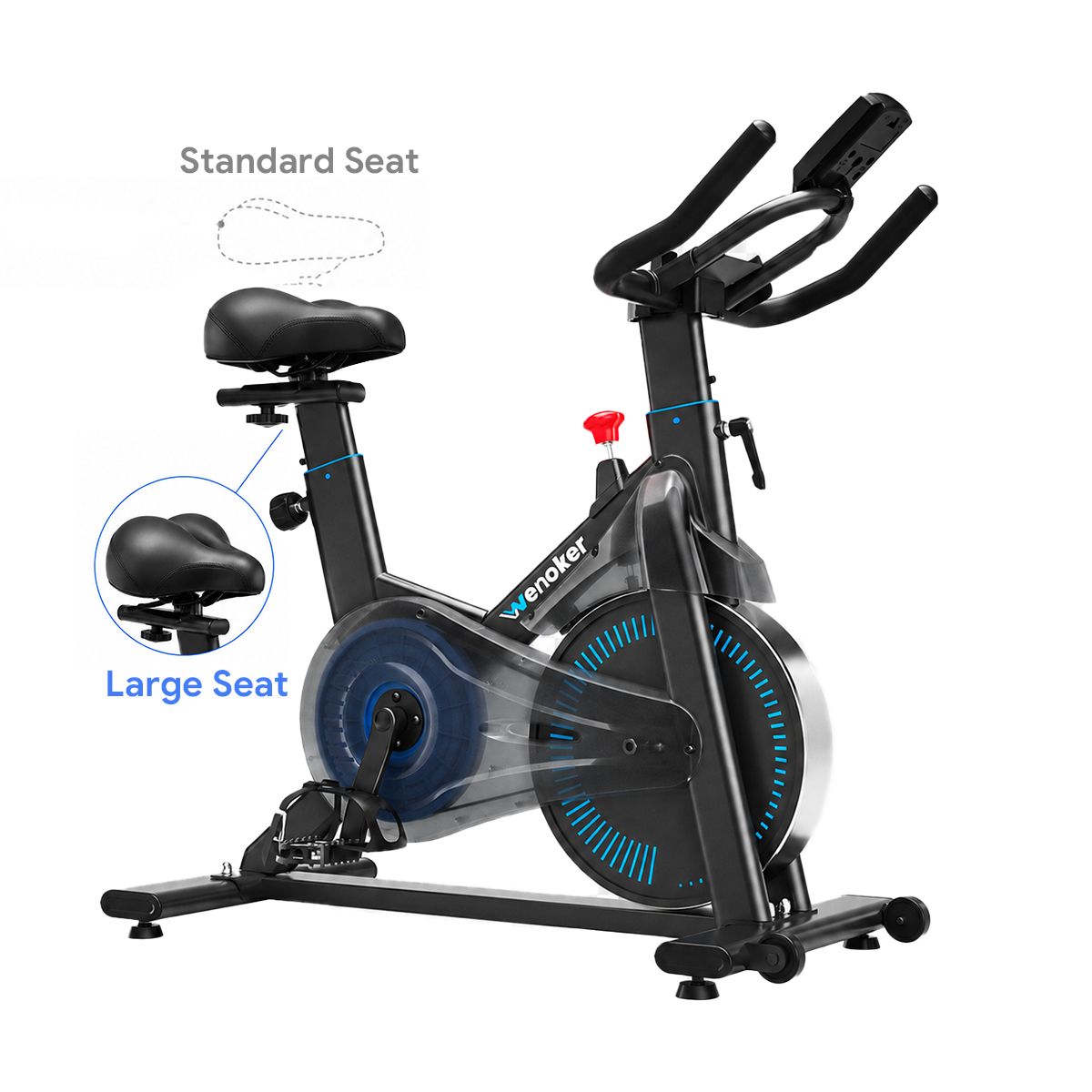 Wenoker Magnetic Exercise Bike JC302 (Blue)