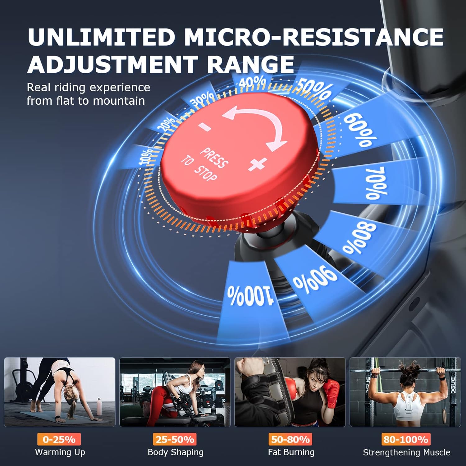 Wenoker Magnetic Exercise Bike JC303 (Red)