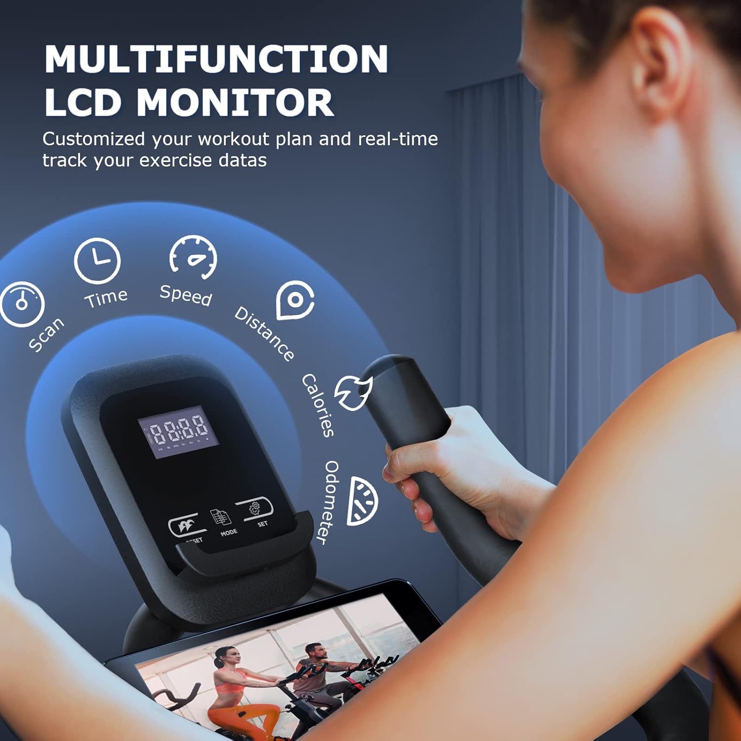 Wenoker Magnetic Exercise Bike JC303 (Red)