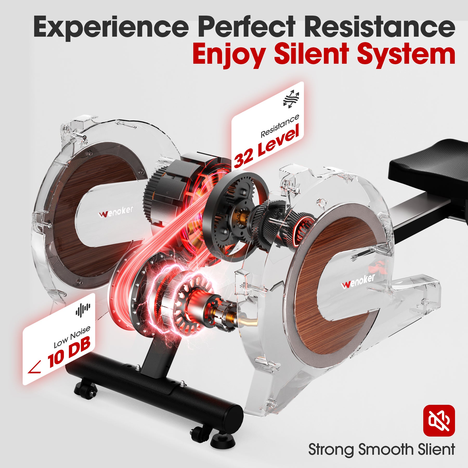 Wenoker Magnetic Rowing Machine H310